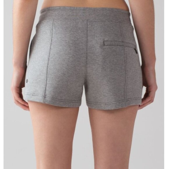 Lululemon NTS Short - Heathered Medium Grey / Black - Size 6 - Picture 3 of 13